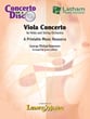 Viola Concerto for Viola and String Orchestra Orchestra sheet music cover
